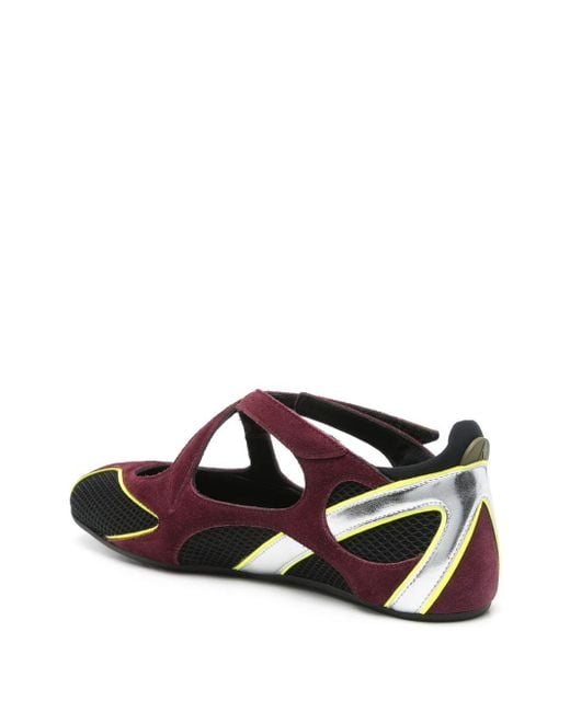 The Attico Brown Nomad Ballet Flats