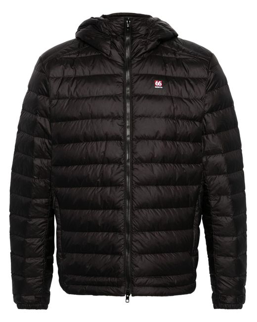 66 North Black Keilir Hooded Quilted Jacket - Men's - Goose Down/polyamide/feather for men