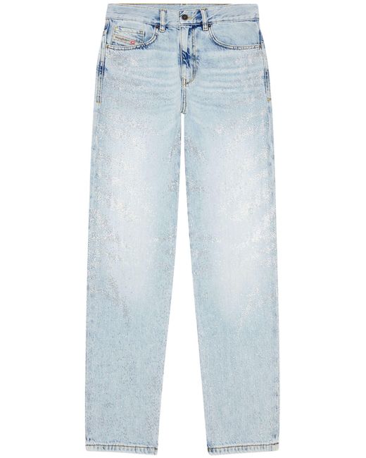 DIESEL Blue Denim Cotton Jeans