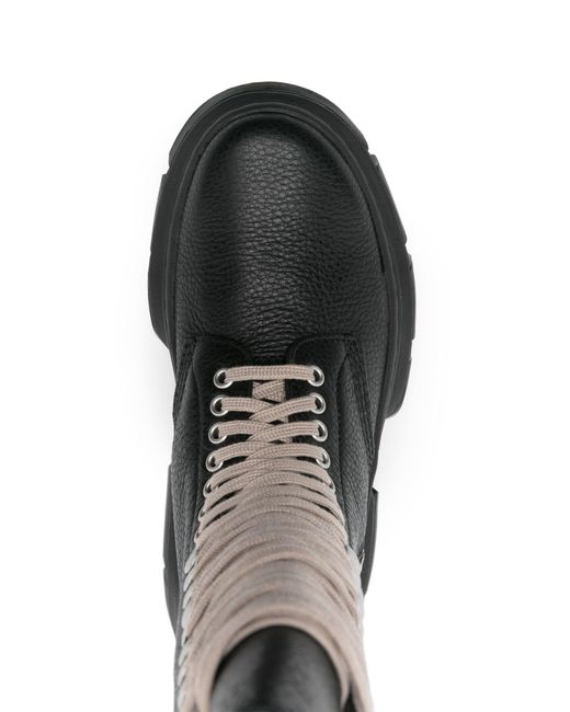 Dr. Martens Black X Rick Owens 1918 Leather Lace-up Boots for men