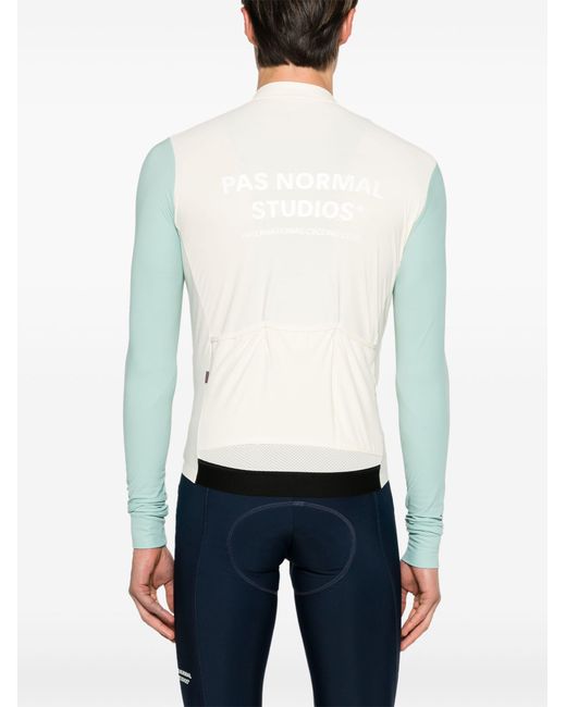Pas Normal Studios Blue White Mechanism Lightweight Jacket - Men's - Polyamide/recycled Polyester/spandex/elastane for men