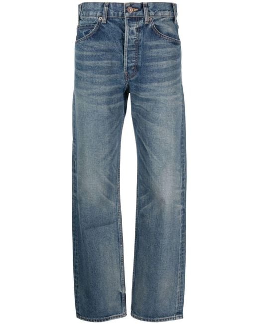 Céline Blue Straight-leg Jeans