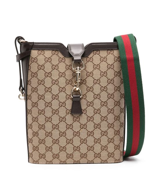 Gucci Brown Medium GG Canvas Shoulder Bag