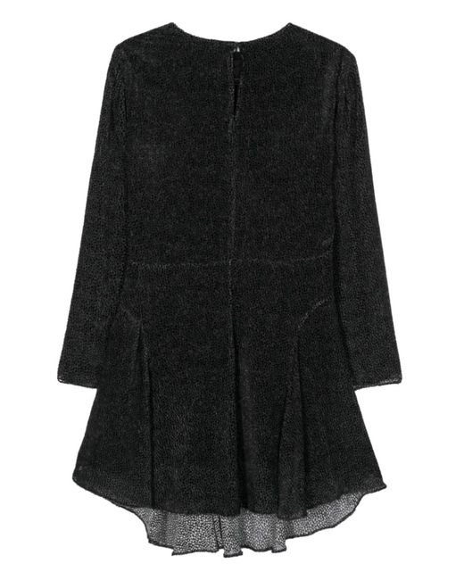 Isabel Marant Black Selma Draped Dress