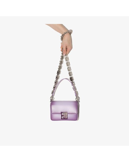 Givenchy Purple 4g Degradé Leather Cross Body Bag