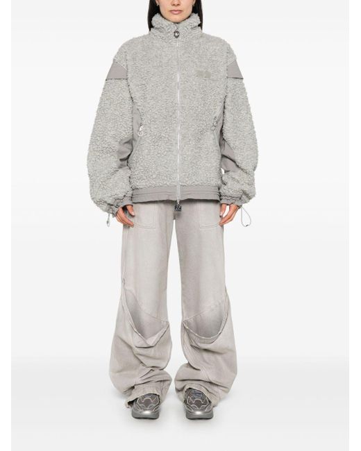 66 North Gray Bouclé-Finish Jacket