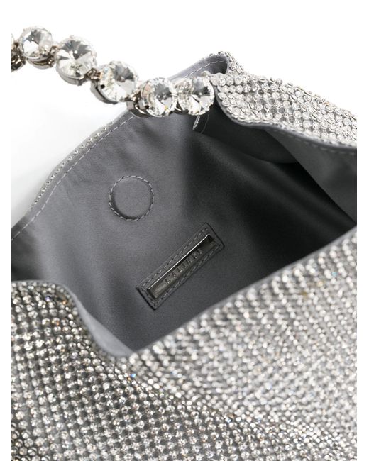L'ALINGI Gray -tone Crystal-embellished Tote Bag