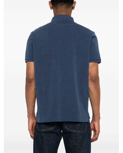 Polo Ralph Lauren Blue Short Sleeve-Polo Shirt for men