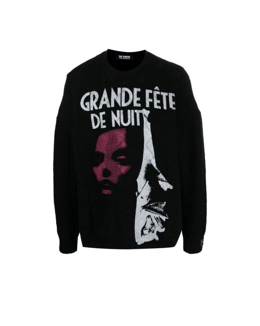 Raf Simons Black Grande Fêtes De Nuit Sweater for men