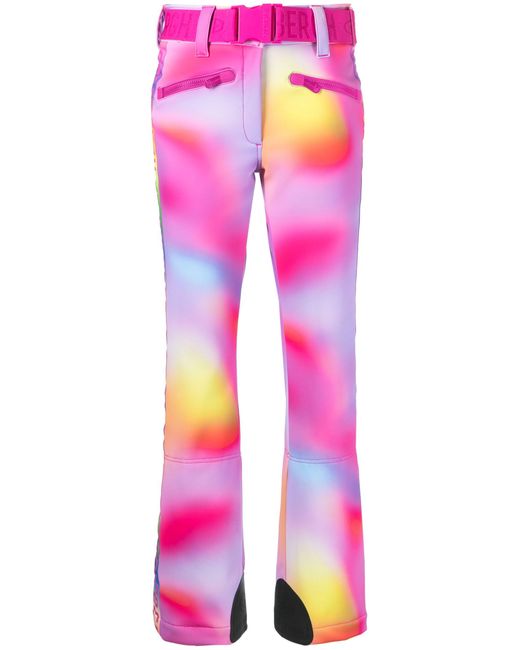 Goldbergh Pink Supernova Tie-dye Ski Trousers