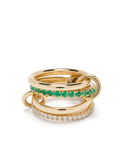 Spinelli Kilcollin Metallic 18k Yellow Halley Emerald Ring