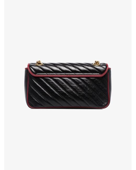 Gucci Calfskin Matelasse Small GG Marmont Shoulder Bag Hibiscus Red -  BrandConscious Authentics