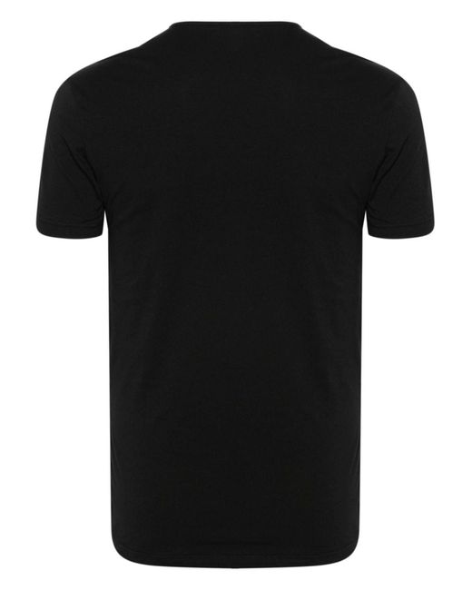 Versace Black Logo Organic Cotton T-shirt for men