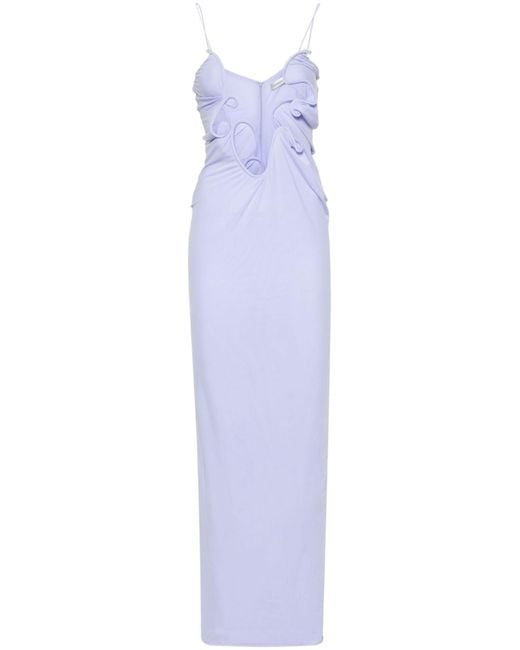 Christopher Esber Purple Molded Venus Sculpted Gown - Women's - Lycra/nylon