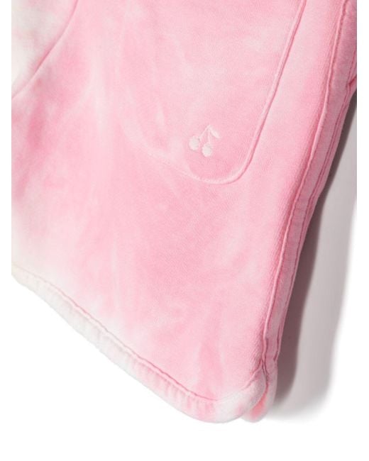 Bonpoint Pink Tie-Dye Cotton Shorts