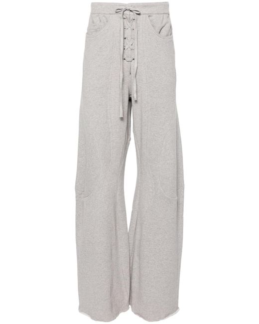 LUEDER Gray Lindsay Engineered Panelled Track Pants - Men's - Cotton for men