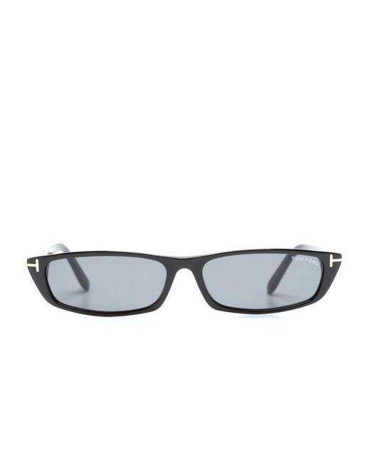 Tom Ford Black Alejandro Rectangle-frame Sunglasses
