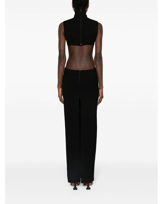 Monot Black Cutout Maxi Dress