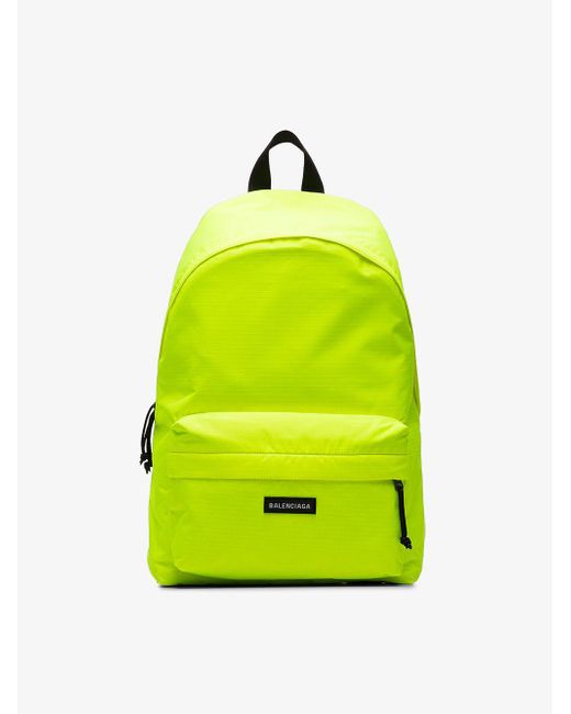 Neon yellow backpack hotsell