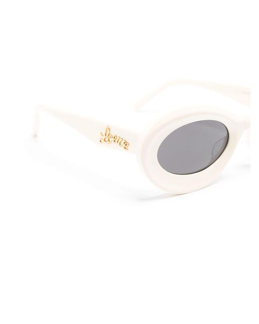 Loewe Natural Paula's Ibiza Round-frame Sunglasses