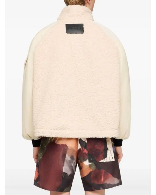 J.W. Anderson Natural Colour-Block Fleece Jacket for men