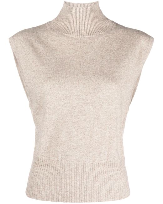 Reformation Natural Neutral Arco Cashmere Sweater