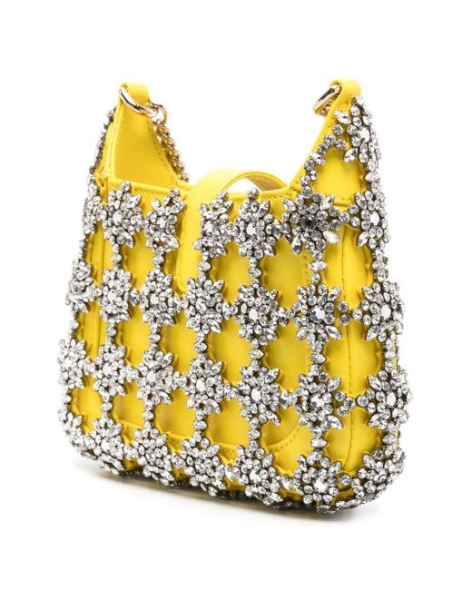 Gucci Jackie Crystal Embellished Cross Body Bag in Yellow Lyst UK
