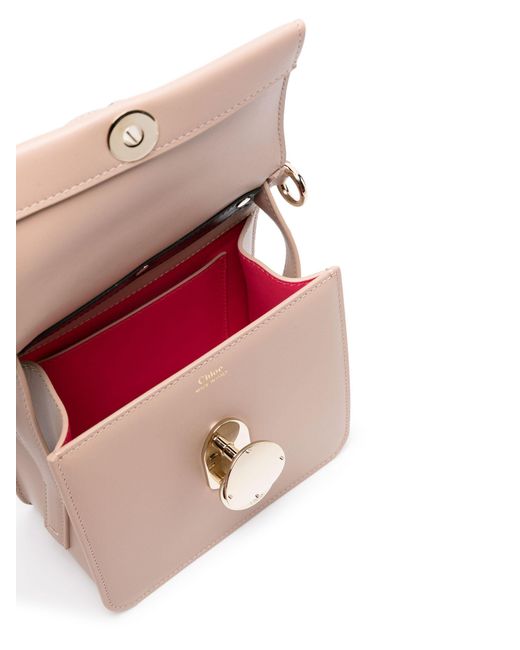 Chloé Pink Neutral Penelope Small Top Handle Bag