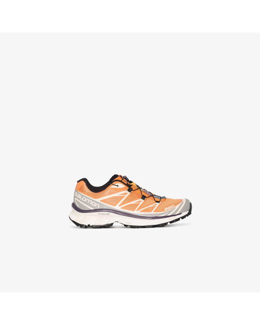 Salomon Lab Orange Xt-6 Low-top Running Sneakers