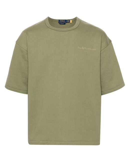Polo Ralph Lauren Green Olive Logo Print T-shirt - Men's - Cotton/recycled Polyester for men