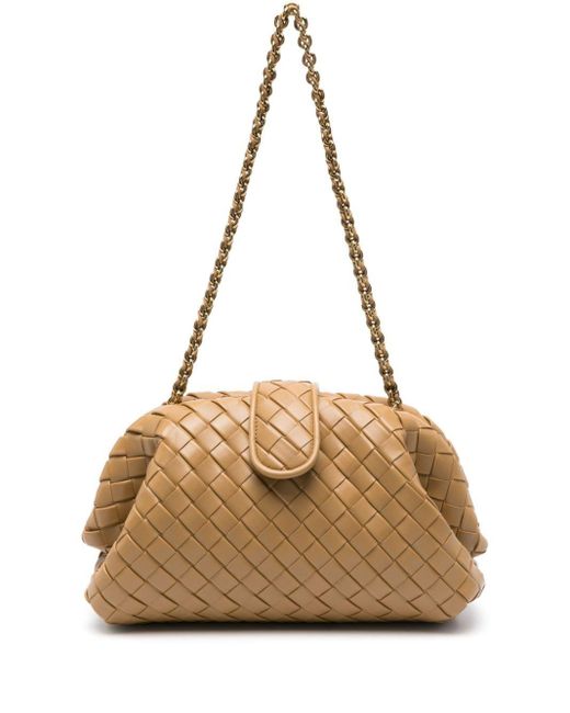 Bottega Veneta Teen Lauren 1980 Leather Clutch in Natural Lyst UK