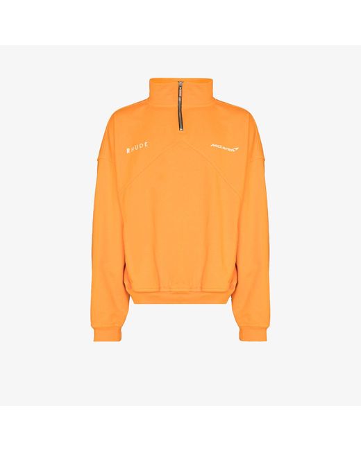 rhude half zip