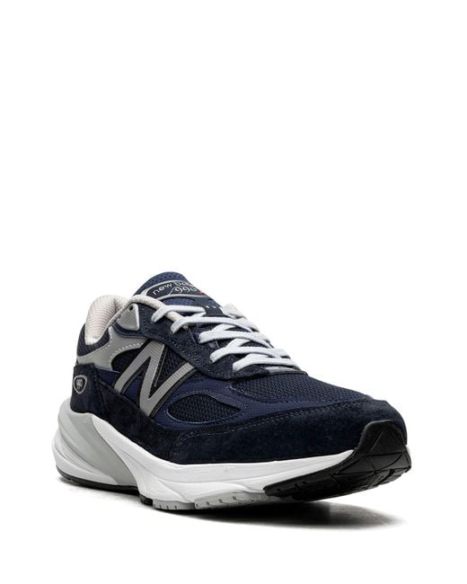 New Balance Blue 990v6 "navy" Leather Sneakers