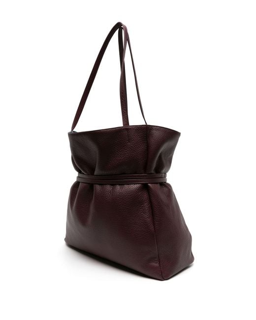 Tsatsas Purple Anis Leather Tote Bag - Women's - Leather