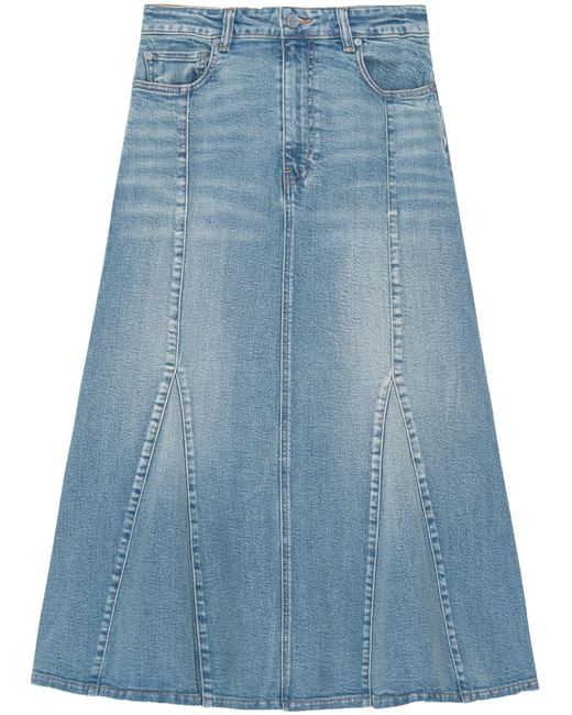 Ganni Blue 'Peplum' Skirt