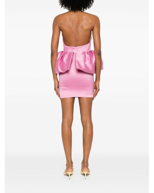 The New Arrivals Ilkyaz Ozel Pink Lia Mini Dress