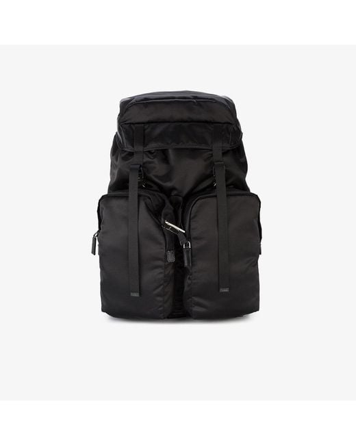 Prada Black Large Nylon Backpack for men