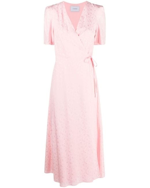 Sleeper Pink Lola Midi Dress