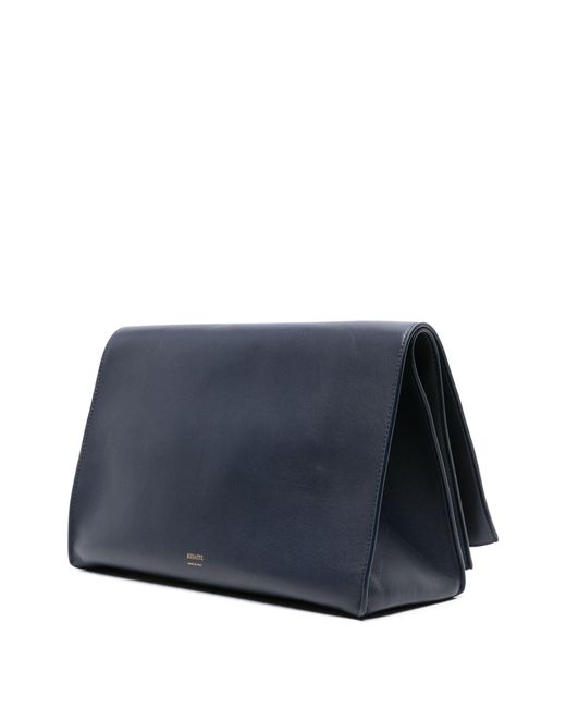 Khaite Gray Hudson Leather Clutch Bag - Women's - Calf Leather