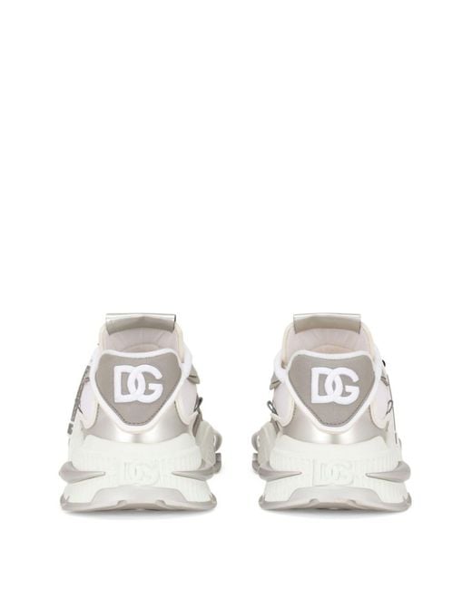 Dolce & Gabbana White Flat Shoes for men