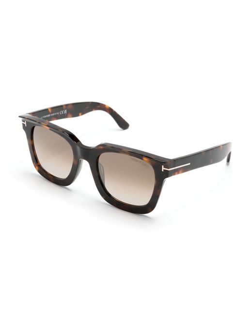 Tom Ford Brown Square-frame Sunglasses - Women's - Acetate
