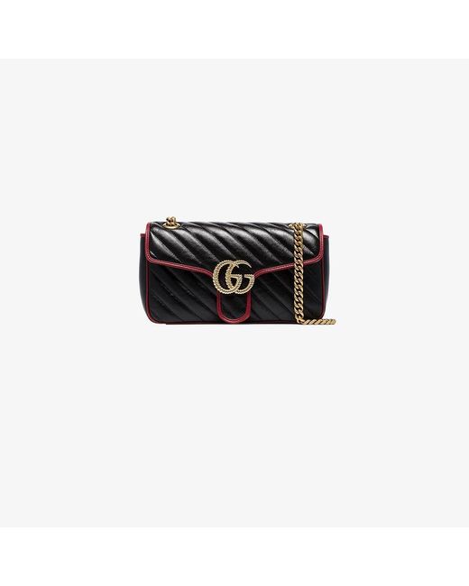 Gucci GG Marmont Matelasse Mini Camera Bag Hibiscus Red