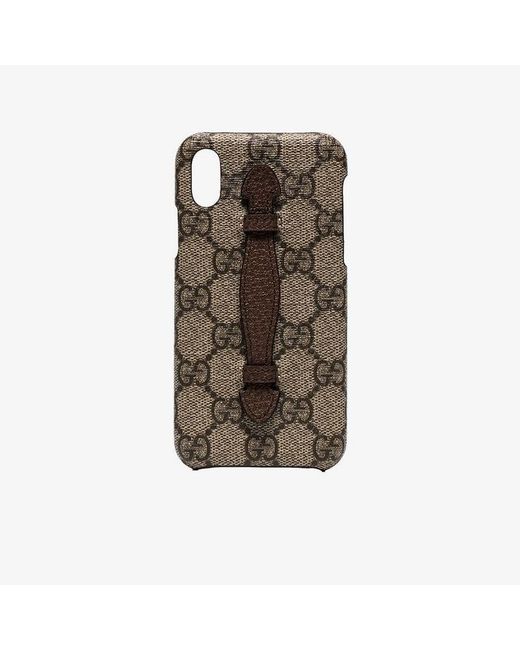 Gucci Brown Iphone X Case for men