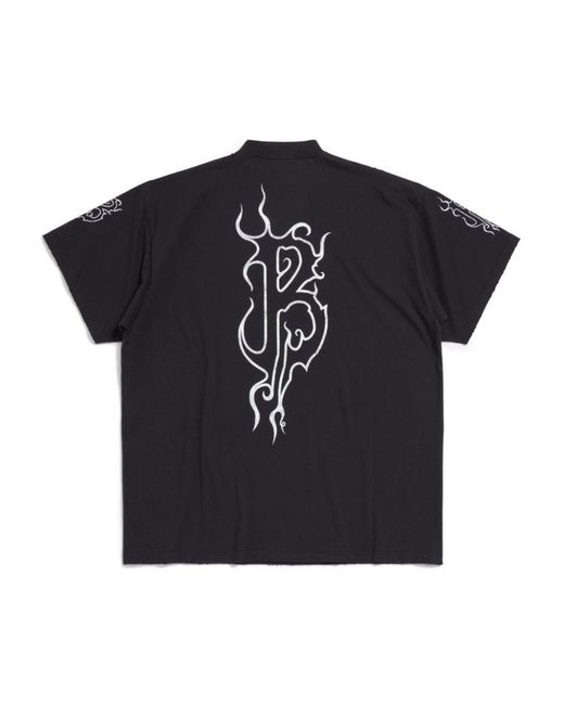 Balenciaga Black Darkwave Cotton T-shirt