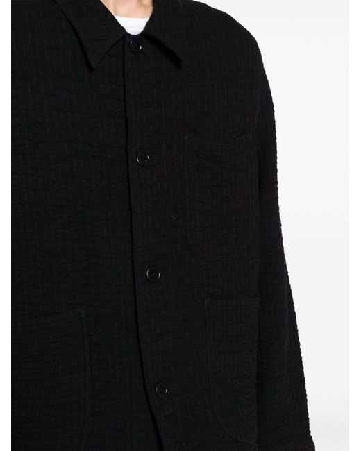 YMC Black Labour Textured Jacket for men