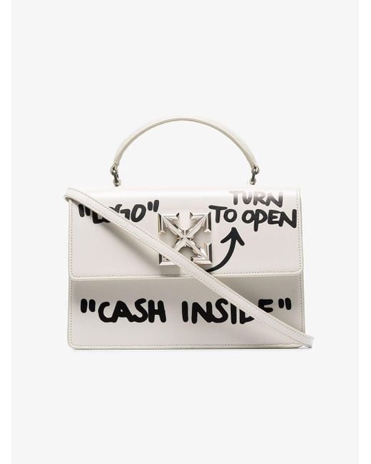 Off-White c/o Virgil Abloh White Jitney Cash Inside Bag