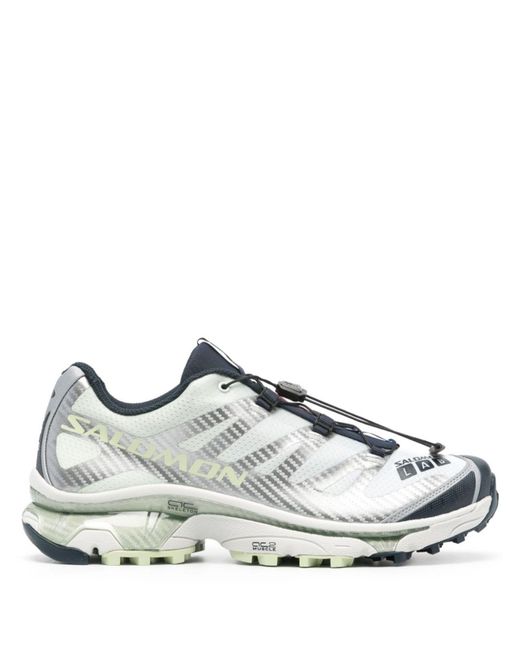 Salomon White Grey Xt-4 Og Running Shoes - Unisex - Rubber/fabric