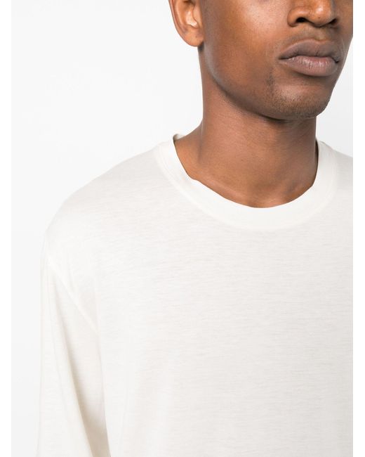 Tom Ford White Mélange Long-sleeve T-shirt for men