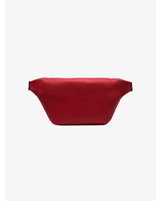 Gucci Red Logo Print Leather Belt Bag for Men - Save 39% - Lyst
