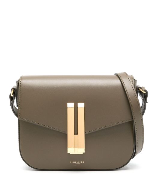 DeMellier London Gray The Vancouver Small Leather Cross Body Bag